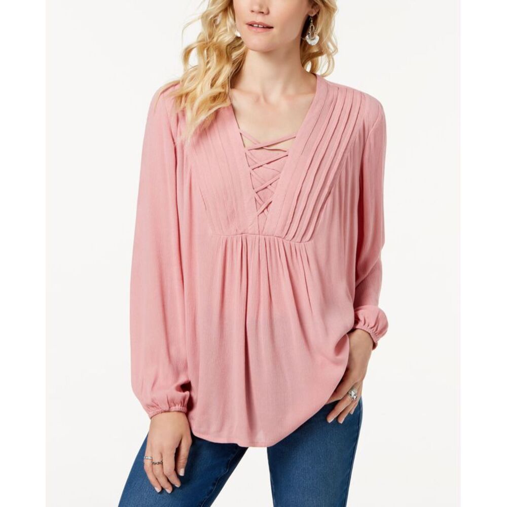 Style & Co Criss Cross Top